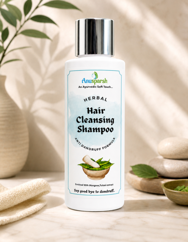 Anusparsh Anti Dandruff Shampoo – Herbal Hair Cleanser