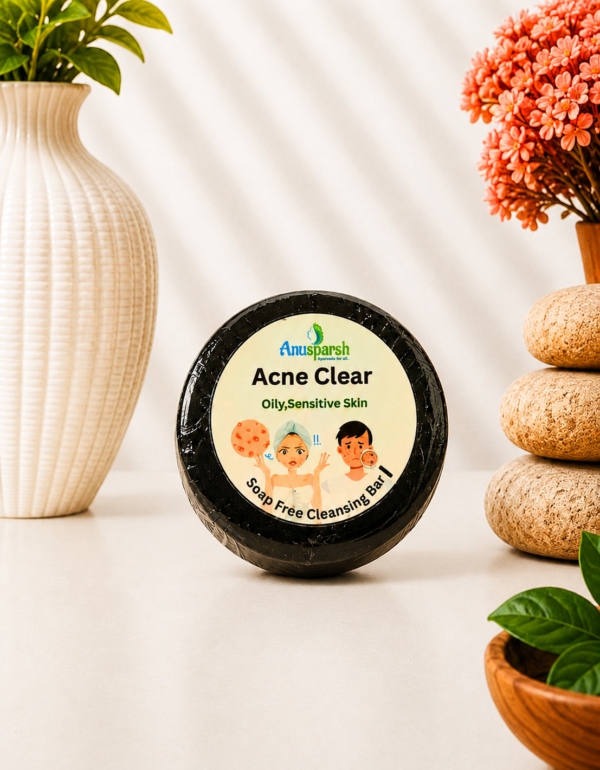 Anusparsh Acne Clear – Soap-Free Cleansing Bar