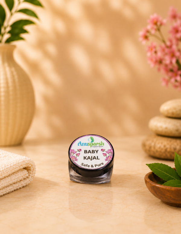 Anusparsh Baby Kajal – Safe & Pure Natural Kajal for Babies and Kids