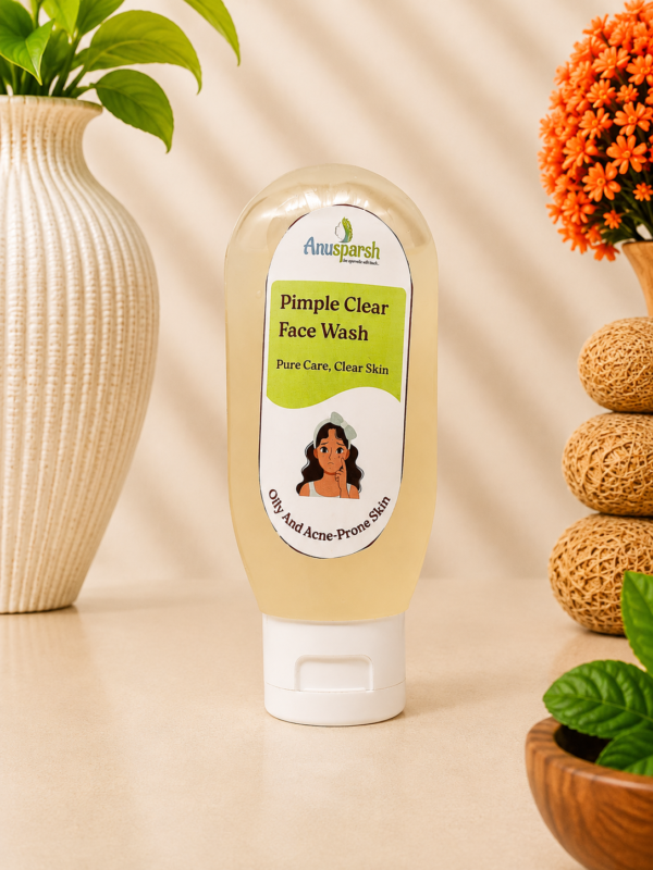 Anusparsh Pimple Clear Face Wash – Gentle Cleansing for Oily & Acne-Prone Skin