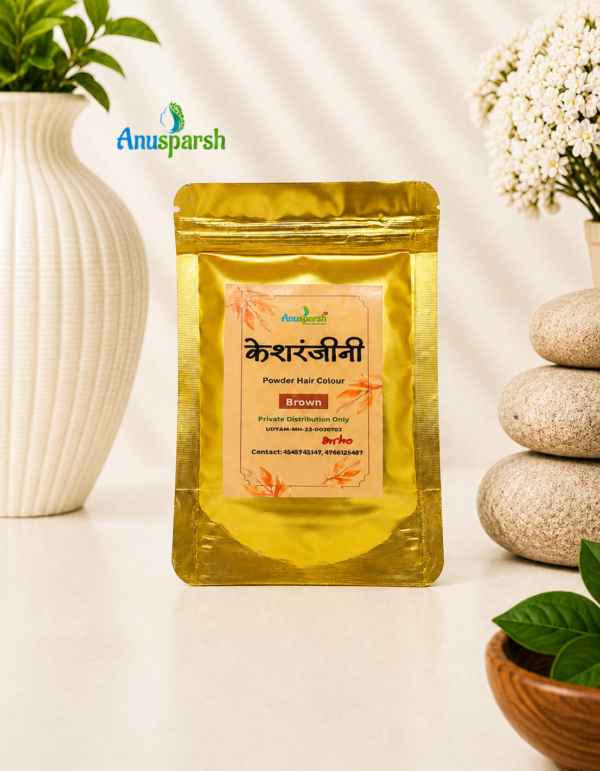 Anusparsh Kesh Ranjani – Powder Hair Colour Brown